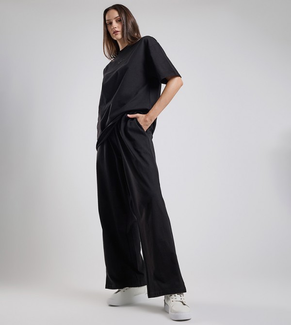 R&B  Pants & Leggings - Black Casual Pants