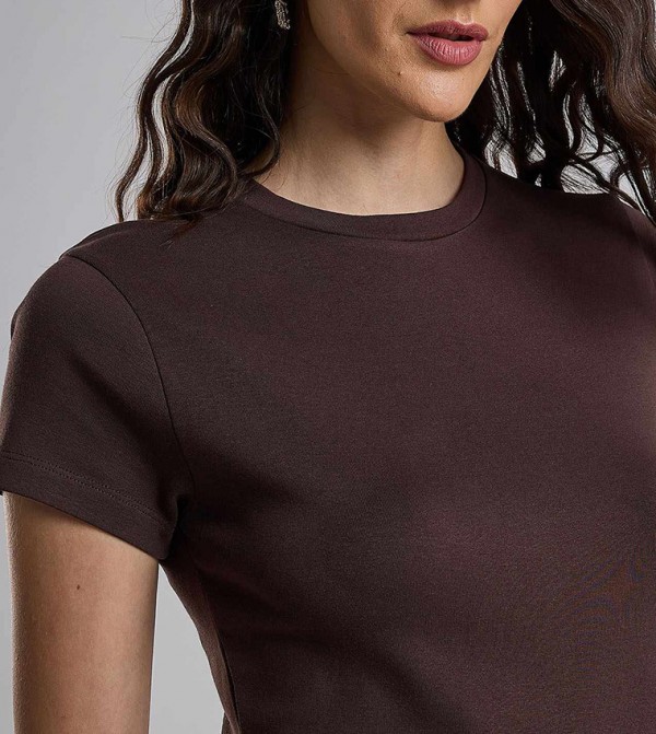 R&B R&B - Brown Short Sleeve T-Shirts