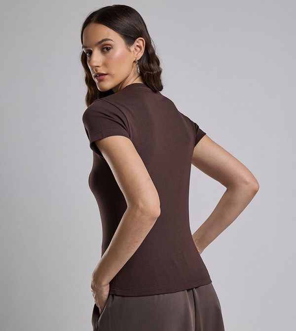 R&B R&B - Brown Short Sleeve T-Shirts