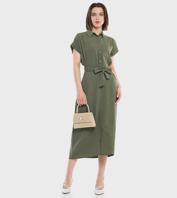 R&B R&B - Olive Casual Dresses