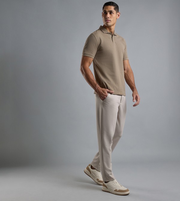 R&B  Pants & Chinos - Beige Casual Pants