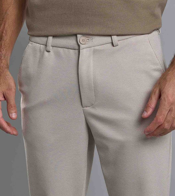 R&B  Pants & Chinos - Beige Casual Pants