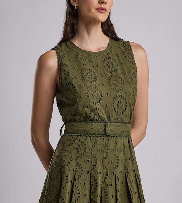 أر آند بي  فساتين - أخضر Midi Dresses