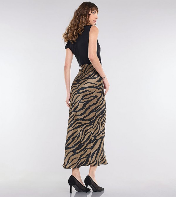 أر آند بي أر آند بي - بني  Maxi Skirts