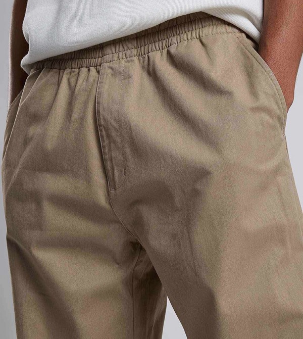 R&B  Casual Pants - Beige Casual Pants