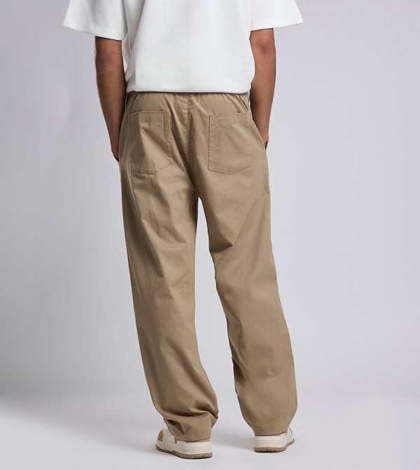 R&B  Casual Pants - Beige Casual Pants