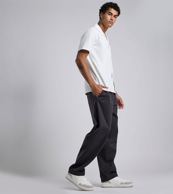 R&B  Pants & Chinos - Grey Casual Pants
