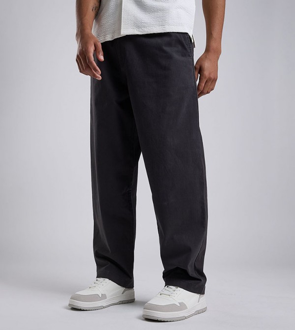 R&B  Pants & Chinos - Grey Casual Pants