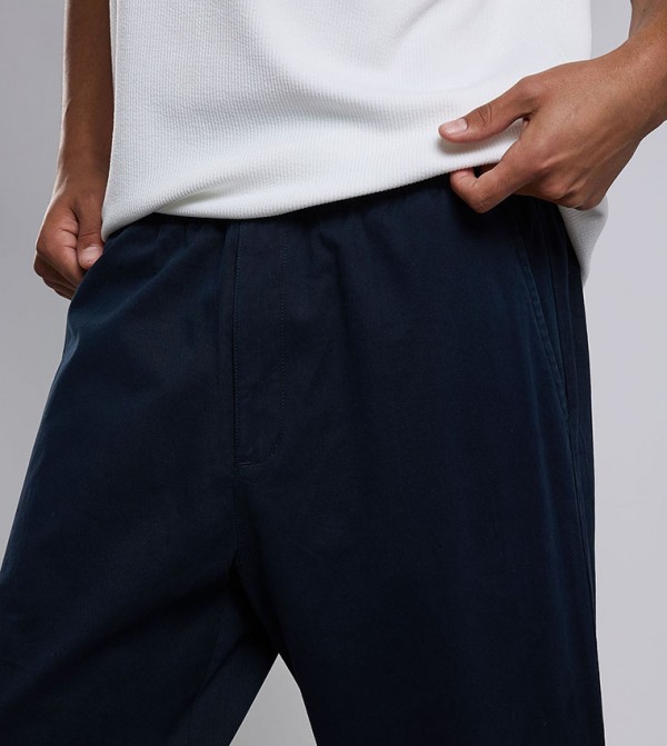 R&B  Pants & Chinos - Navy Casual Pants