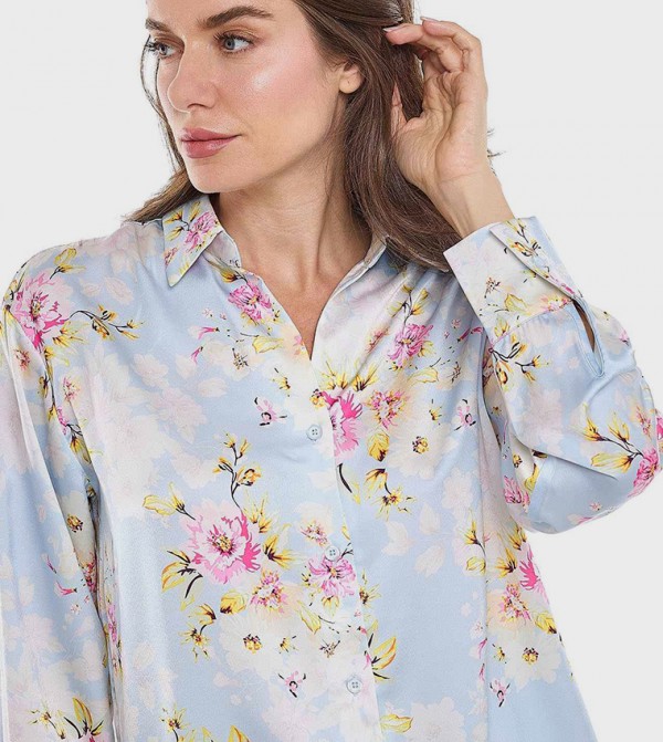 أر آند بي  قمصان - أزرق قمصان