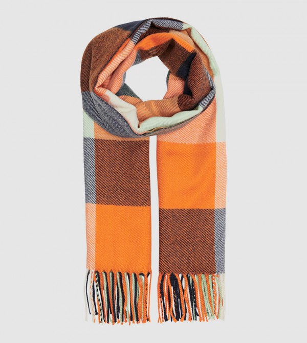 اونلي اونلي - برتقالي  Knitted Scarves