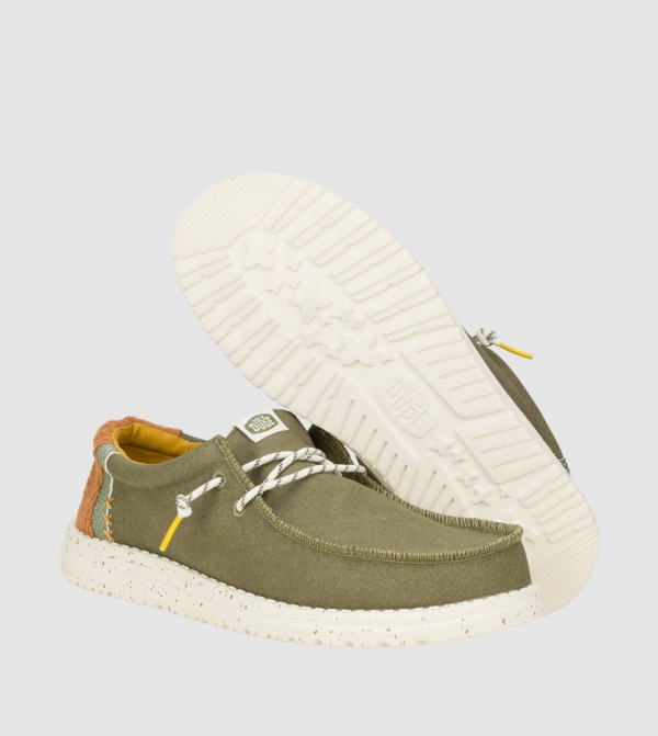 هاي دود هاي دود - أخضر Casual Slip-ons