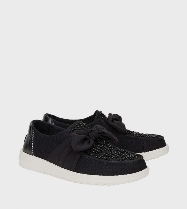 HEY DUDE HEY DUDE - Black Casual Slip-ons