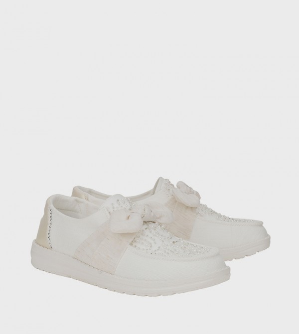 HEY DUDE HEY DUDE - White Casual Slip-ons