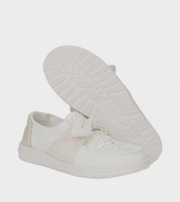 HEY DUDE HEY DUDE - White Casual Slip-ons