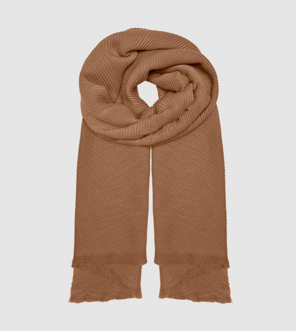 Only  Scarves - Brown Knitted Scarves