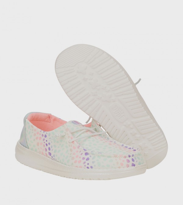 هاي دود  أحذية سليب أون كاجوال - أبيض  سهل الارتداء