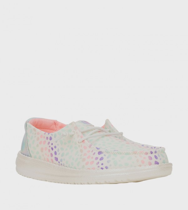 هاي دود  أحذية سليب أون كاجوال - أبيض  سهل الارتداء