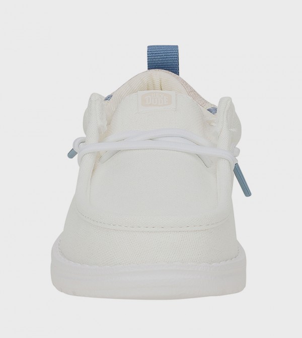 هاي دود لوازم المدرسية - أبيض سهل الارتداء