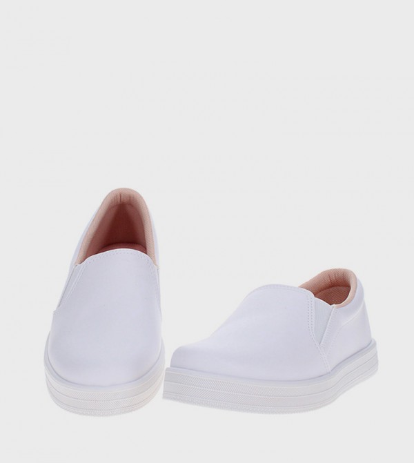 Beira Rio Beira Rio - White Casual Slip-ons