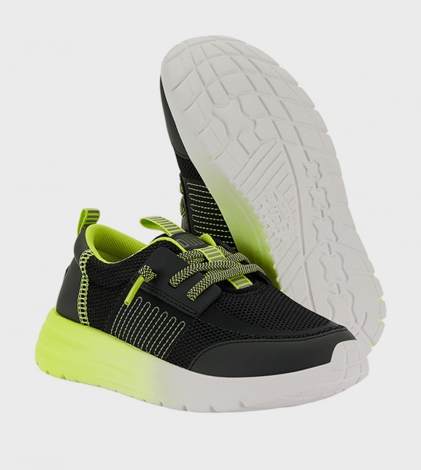 HEY DUDE  Footwear - Black Low Top