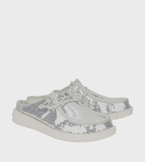 HEY DUDE  Slip-Ons - White Casual Slip-ons