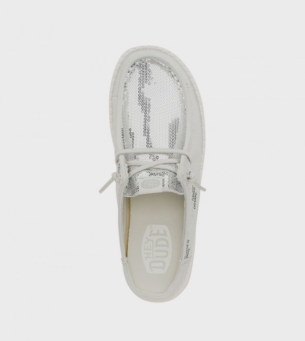 HEY DUDE  Slip-Ons - White Casual Slip-ons