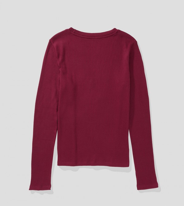 American Eagle American Eagle - Maroon Tops & Blouses