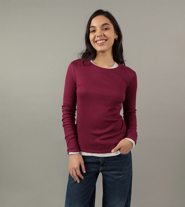 American Eagle American Eagle - Maroon Tops & Blouses