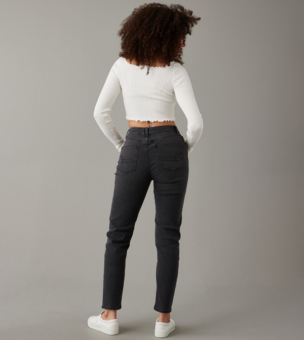 American Eagle  - Black Mom Jeans