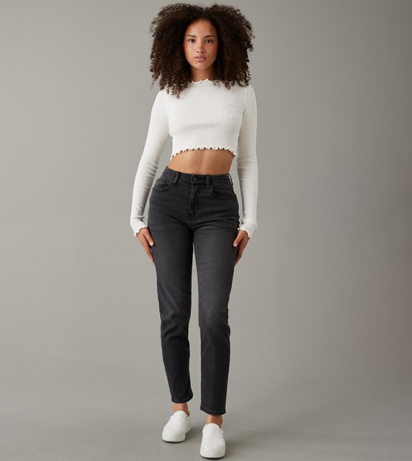 American Eagle  - Black Mom Jeans