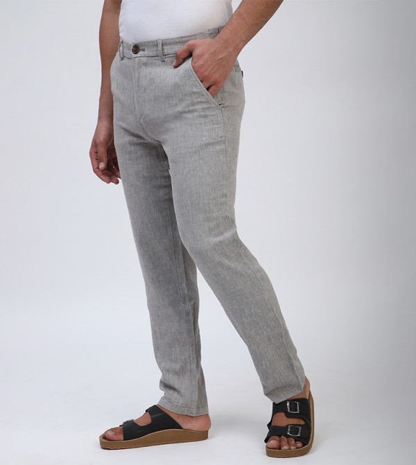 Beverly Hills Polo Club  Pants & Chinos - Grey Casual Pants