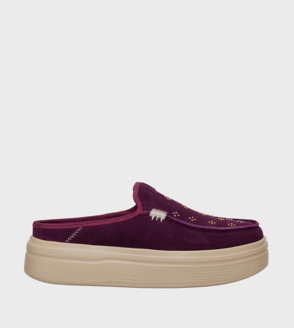 HEY DUDE HEY DUDE - Purple Casual Slip-ons