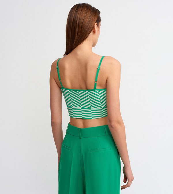 Dilvin Dilvin - Green Tops & Blouses