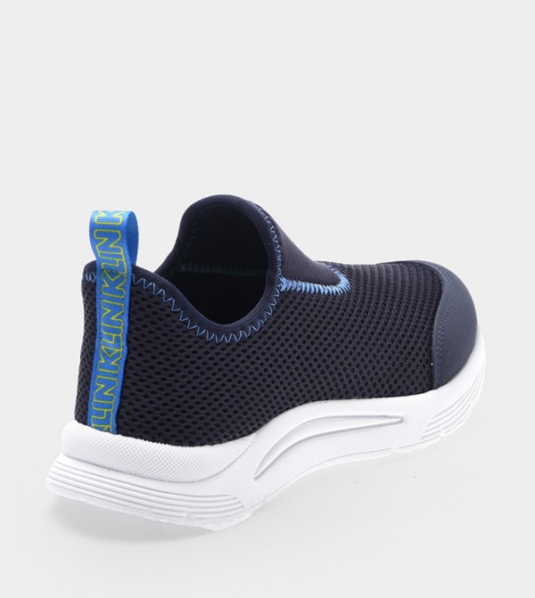 KLIN  - Navy Casual Slip-On's