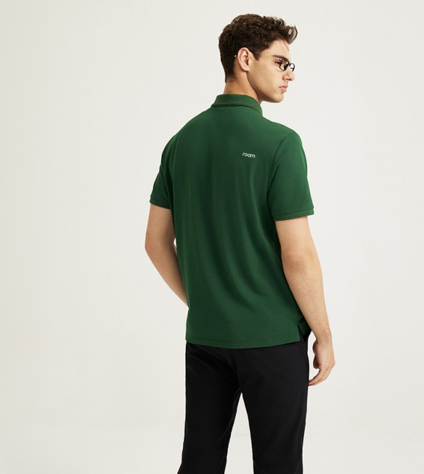 ROAM Everywhere  - Dark Green Polo T-shirts