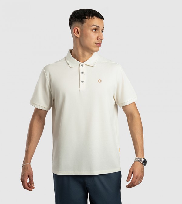ROAM Everywhere  - White Polo T-shirts