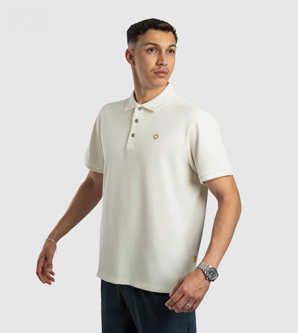 ROAM Everywhere  - White Polo T-shirts