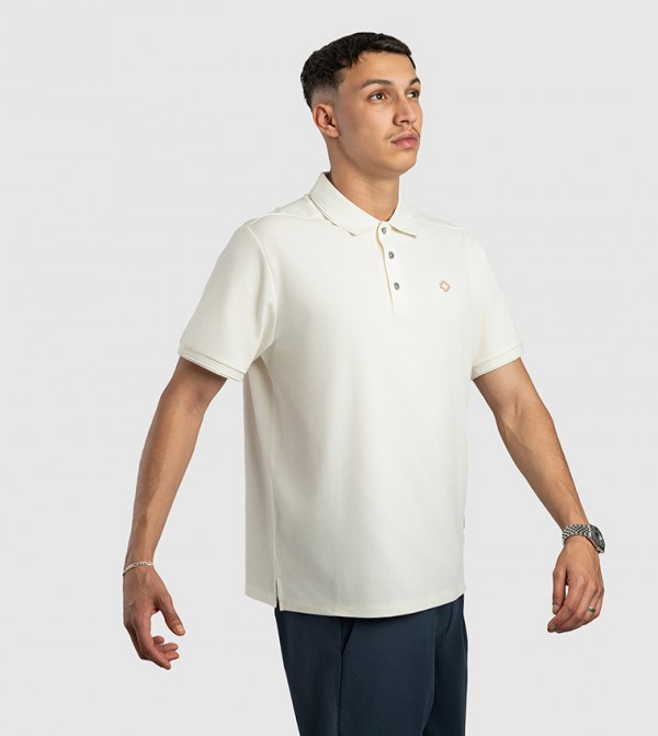 ROAM Everywhere  - White Polo T-shirts