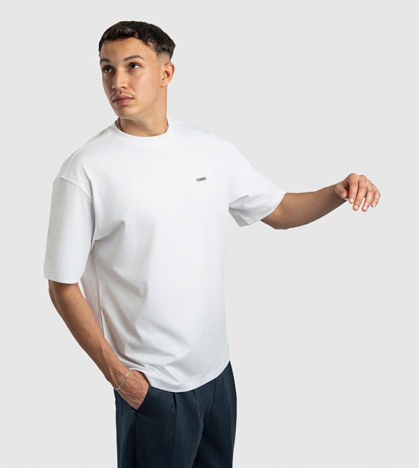 ROAM Everywhere  - White Casual T-Shirts