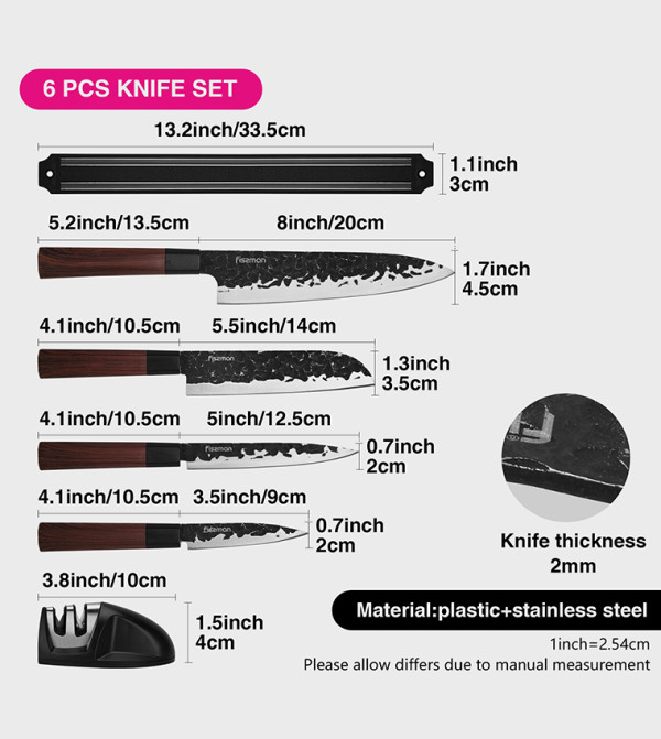 Fissman  Kitchen & Dining - Multi Knives & Chopping Boards