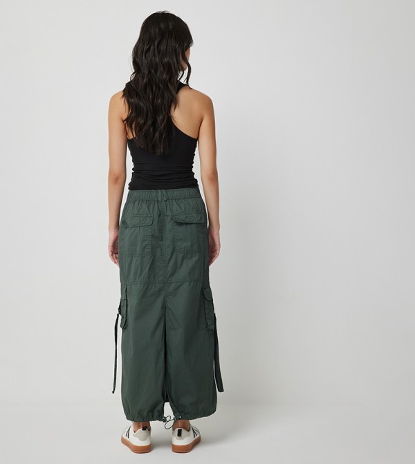 اردين  تنانير طويلة - أخضر Maxi Skirts