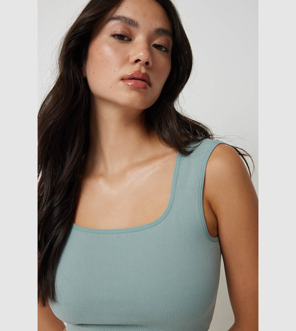 Ardene Ardene - Green Sleeveless Tops