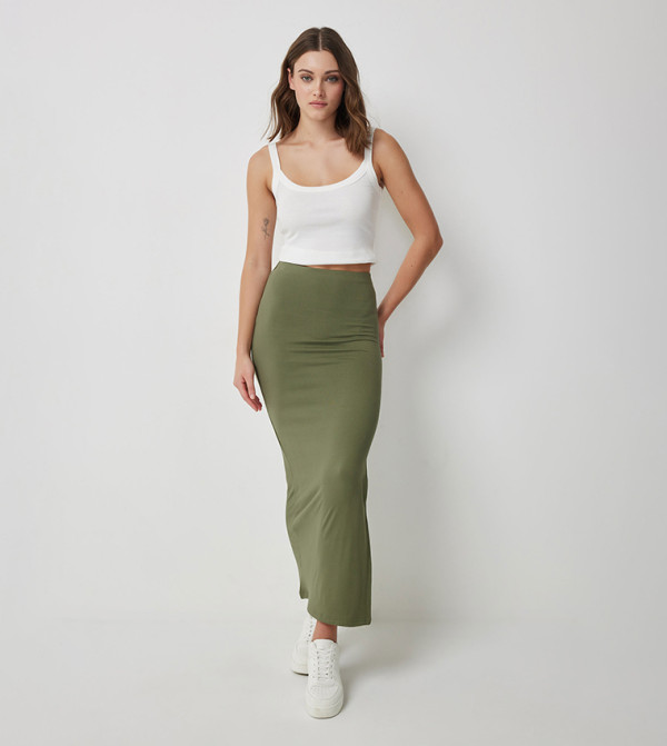 Ardene  Maxi Skirts - Green Skirts