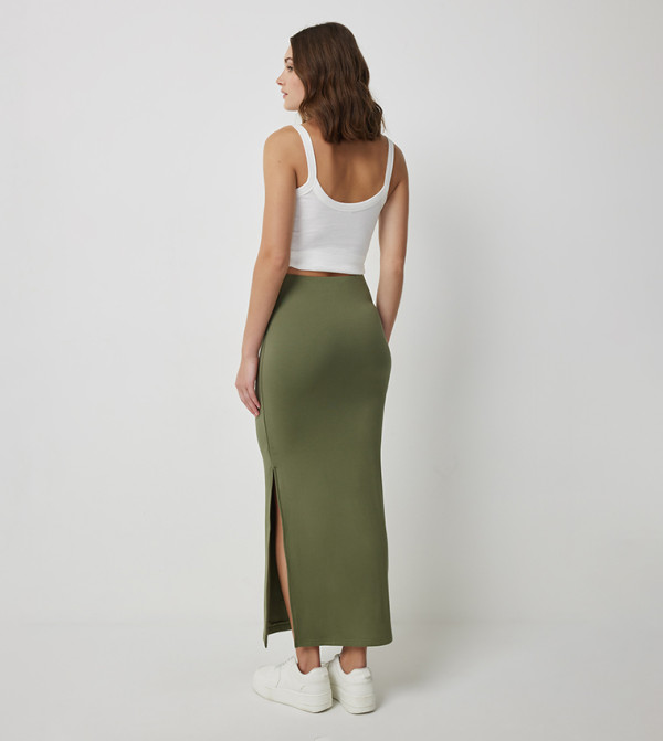 Ardene  Maxi Skirts - Green Skirts