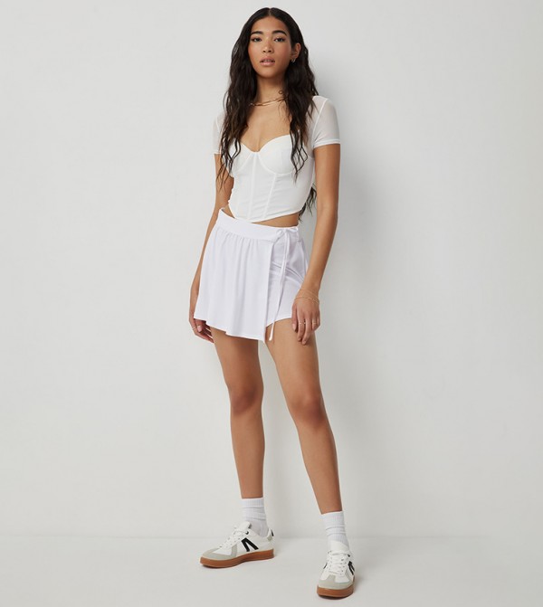 Ardene  Shorts - White Casual Shorts