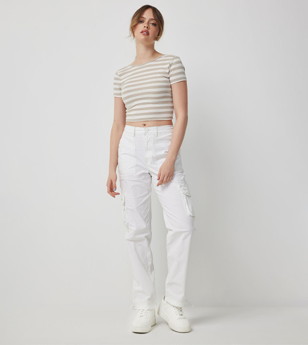 Ardene Ardene - White Cargos