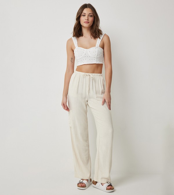 Ardene  Pants & Leggings - Beige Casual Pants