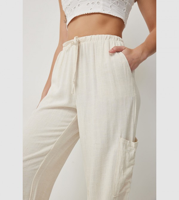 Ardene  Pants & Leggings - Beige Casual Pants