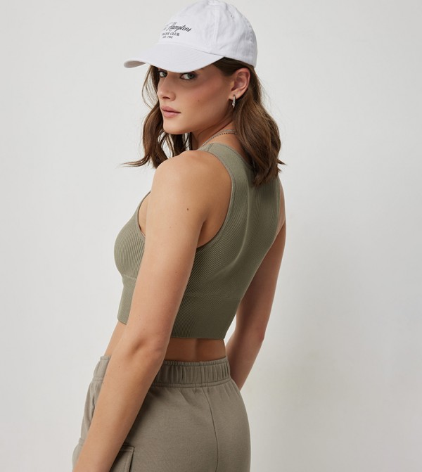 Ardene Ardene - Green Sleeveless Tops